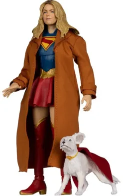 Supergirl (2026) DC Theatrical Deluxe Edition Figura Supergirl & Krypto (Gold Label) 17 cm