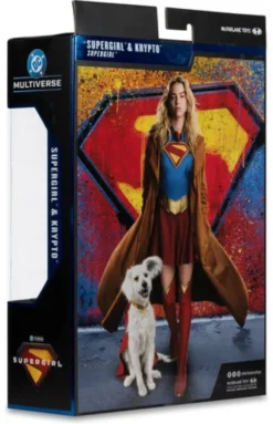 Supergirl (2026) DC Theatrical Deluxe Edition Figura Supergirl & Krypto (Gold Label) 17 cm
