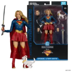 Supergirl (2026) DC Theatrical Deluxe Edition Figura Supergirl & Baby Krypto 17 cm