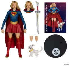 Supergirl (2026) DC Theatrical Deluxe Edition Figura Supergirl & Baby Krypto 17 cm