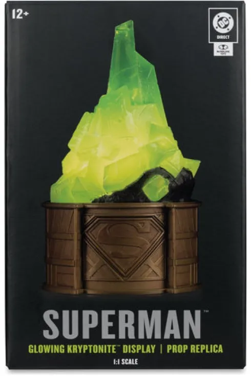 Superman DC Direct Réplica 1/1 Kryptonite Display (Gold Label) 18 cm