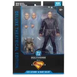 Superman (2025) DC Multiverse Figura Deluxe Lex Luthor with Baby Kaiju (Deluxe Theatrical Edition) 18 cm