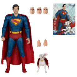 Superman (2025) DC Multiverse Figura Deluxe Superman with Krypto the Super Dog 18 cm