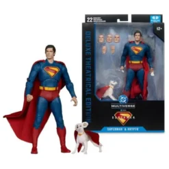 Superman (2025) DC Multiverse Figura Deluxe Superman with Krypto the Super Dog 18 cm