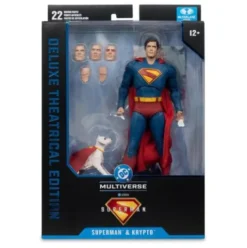 Superman (2025) DC Multiverse Figura Deluxe Superman with Krypto the Super Dog 18 cm