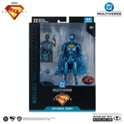 Superman (2025) DC Multiverse Figura Deluxe Superman Robot (Red Platinum Edition) 18 cm