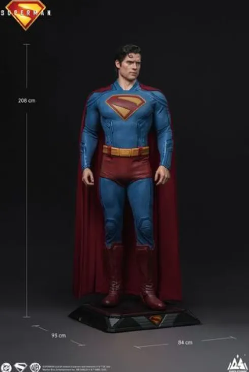 Superman 2025 Estatua tamaño real Superman 208 cm