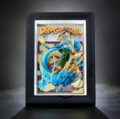 Tamashii Art Dragon Ball Son Goku And Dragon Cuadro 3d