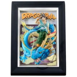 Tamashii Art Dragon Ball Son Goku And Dragon Cuadro 3d