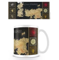 Taza Desayuno Mapa Juego De Tronos