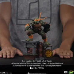 Teenage Mutant Ninja Turtles Estatua 1/10 Art Scale Michelangelo Unleashed 24 cm