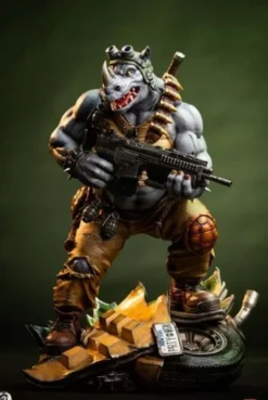 Teenage Mutant Ninja Turtles Legends Estatua 1/3 Rocksteady 69 cm