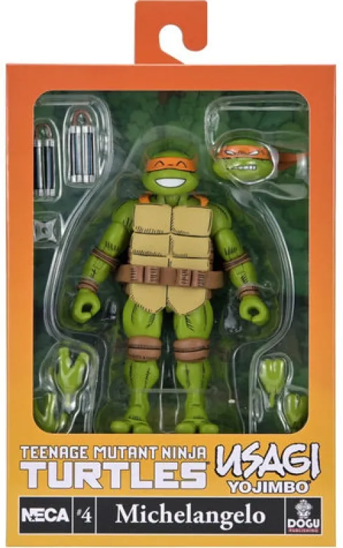 Teenage Mutant Ninja Turtles x Usagi Yojimbo Ultimate Figura Michelangelo 18 cm