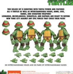 Teenage Mutant Ninja Turtles Figuras Teenage Mutant Ninja Turtles Deluxe Set 8 cm