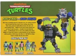 Teenage Mutant Ninja Turtles (1987 Cartoon) Pack de 2 Figuras Robo Tokka and Rahzar 18 cm