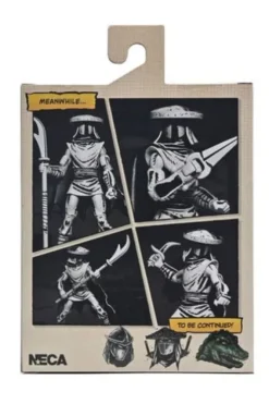 Teenage Mutant Ninja Turtles Figura Elite Foot Ninja Guard Black & White 18 cm