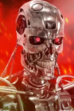 Terminator 2 Estatua tamaño real T-800 Endoskeleton Versión 2 190 cm