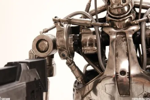 Terminator 2 Estatua tamaño real T-800 Endoskeleton Versión 2 190 cm