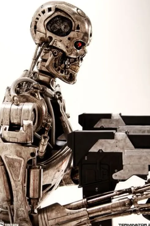Terminator 2 Estatua tamaño real T-800 Endoskeleton Versión 2 190 cm