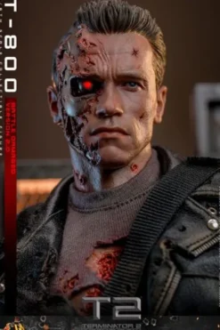 Terminator 2 Figura Movie Masterpiece 1/6 T-800 Battle Damaged Version 2.0