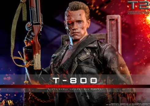 Terminator 2 Figura Movie Masterpiece 1/6 T-800 Battle Damaged Version 2.0