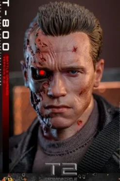 Terminator 2 Figura Movie Masterpiece 1/6 T-800 Battle Damaged Version 2.0