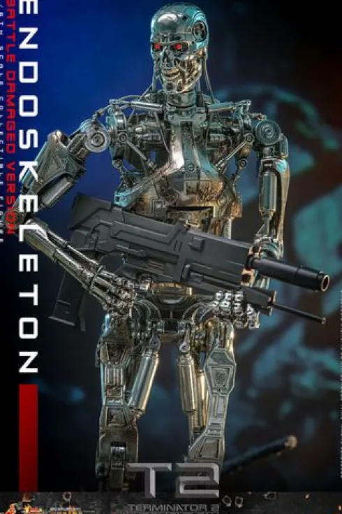 Terminator 2: Judgment Day Figura Movie Masterpiece 1/6 Endoskeleton (Battle Damaged Version)