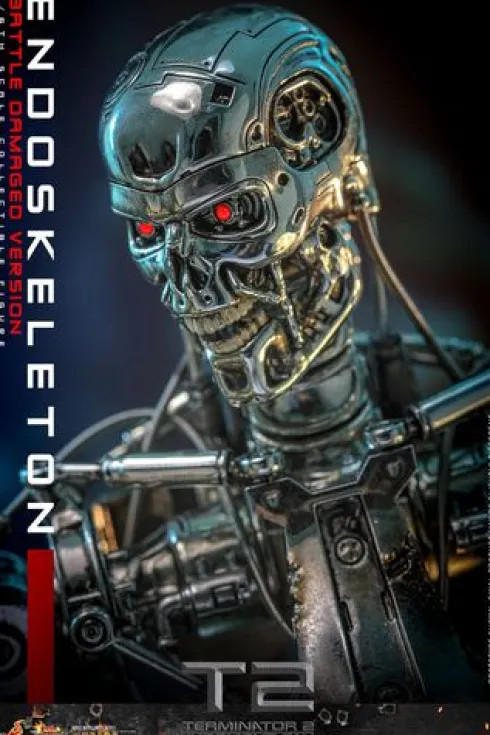 Terminator 2: Judgment Day Figura Movie Masterpiece 1/6 Endoskeleton (Battle Damaged Version)