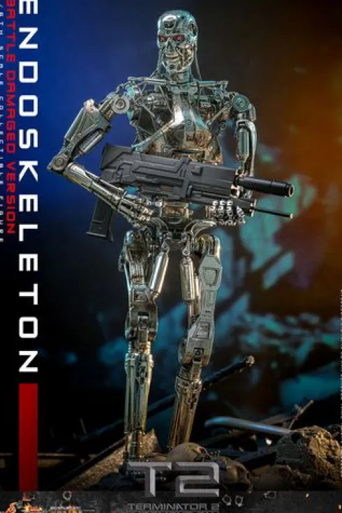 Terminator 2: Judgment Day Figura Movie Masterpiece 1/6 Endoskeleton (Battle Damaged Version)