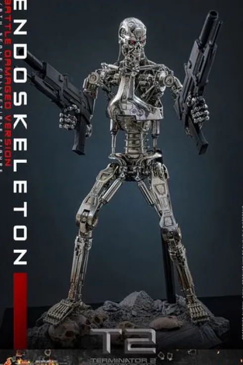 Terminator 2: Judgment Day Figura Movie Masterpiece 1/6 Endoskeleton (Battle Damaged Version)