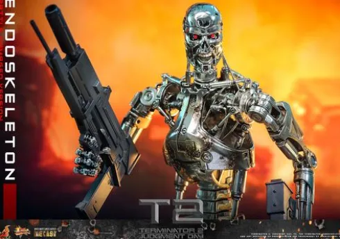 Terminator 2: Judgment Day Figura Movie Masterpiece 1/6 Endoskeleton (Battle Damaged Version)