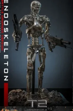 Terminator 2: Judgment Day Figura Movie Masterpiece 1/6 Endoskeleton (Battle Damaged Version)
