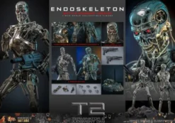 Terminator 2: Judgment Day Figura Movie Masterpiece 1/6 Endoskeleton (Battle Damaged Version)