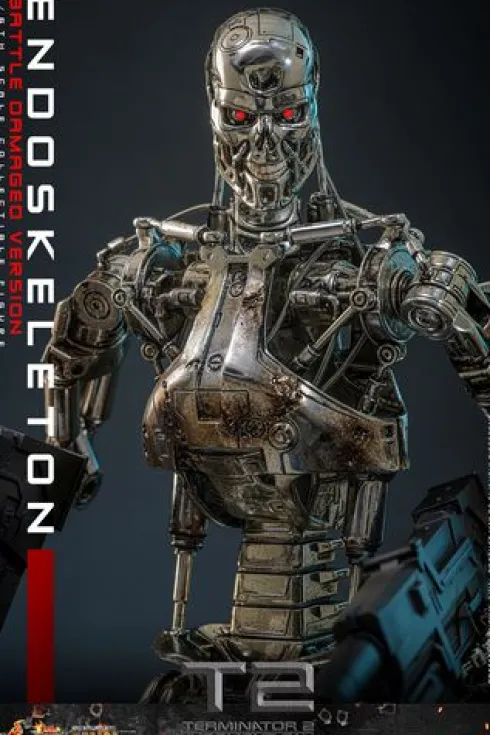 Terminator 2: Judgment Day Figura Movie Masterpiece 1/6 Endoskeleton (Battle Damaged Version)