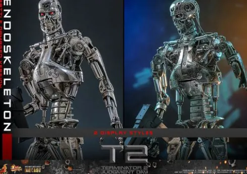 Terminator 2: Judgment Day Figura Movie Masterpiece 1/6 Endoskeleton (Battle Damaged Version)