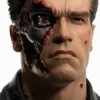 Terminator 2 Replik 1/1 T-800 Model 101 Battle Damaged Art Mask 47 cm