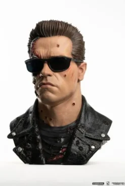 Terminator 2 Replik 1/1 T-800 Model 101 Battle Damaged Art Mask 47 cm