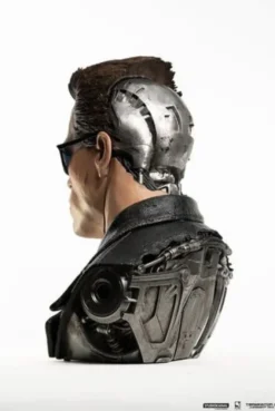 Terminator 2 Replik 1/1 T-800 Model 101 Battle Damaged Art Mask 47 cm