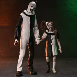 Terrifier 2 2 pack Figuras Ultimate Art the Clown & Little Pale Girl 18 cm