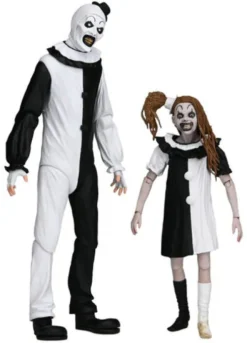 Terrifier 2 2 pack Figuras Ultimate Art the Clown & Little Pale Girl 18 cm