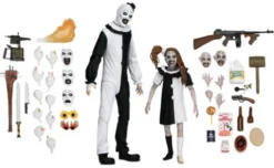 Terrifier 2 2 pack Figuras Ultimate Art the Clown & Little Pale Girl 18 cm