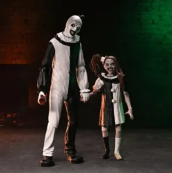 Terrifier 2 2 pack Figuras Ultimate Art the Clown & Little Pale Girl 18 cm