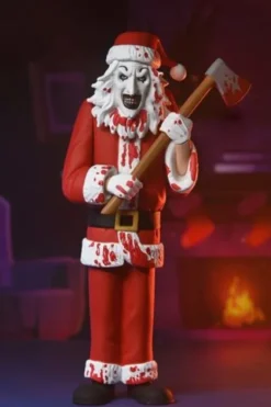 Terrifier 3 Toony Terrors Figura Santa Suit Art the Clown (Bloody Version) 15 cm