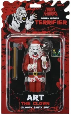 Terrifier 3 Toony Terrors Figura Santa Suit Art the Clown (Bloody Version) 15 cm