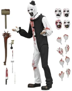 Terrifier 2 Ultimate Figura Art the Clown (Blood Splattered) 18 cm