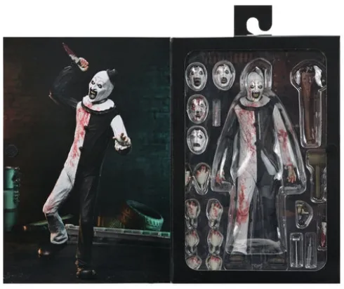 Terrifier 2 Ultimate Figura Art the Clown (Blood Splattered) 18 cm