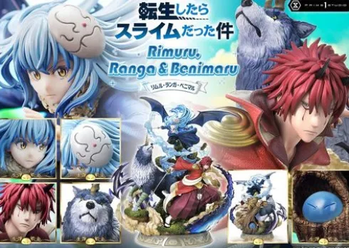 That Time I Got Reincarnated as a Slime Concept Masterline Series Estatua 1/6 Rimuru, Ranga and Benimaru Deluxe Bonus Version 59 cm