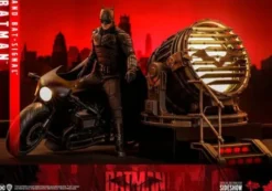 The Batman Figura Movie Masterpiece 1/6 Batman with Bat-Signal 31 cm