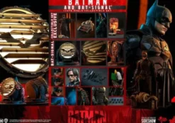 The Batman Figura Movie Masterpiece 1/6 Batman with Bat-Signal 31 cm