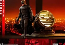 The Batman Figura Movie Masterpiece 1/6 Batman with Bat-Signal 31 cm